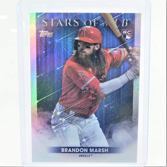 2022 Brandon Marsh Topps Rookie Stars of MLB LA Angels image number 1