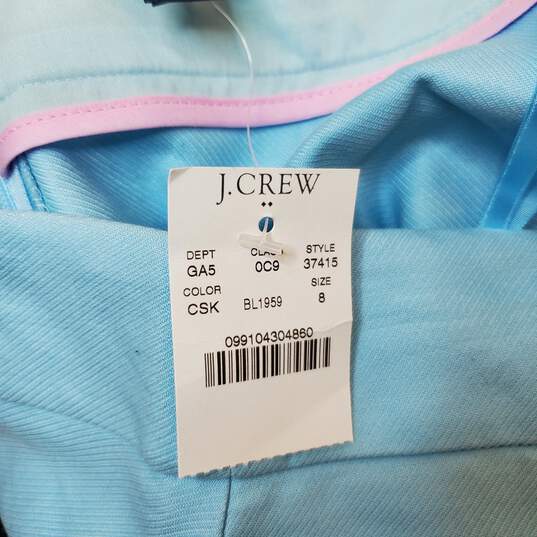 J. Crew Light Blue Skirt Sz8 NWT image number 5