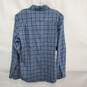 NWT Pendleton MN's Ultra Luxe Merino Blue Gray Plaid Long Sleeve Shirt Size M image number 2