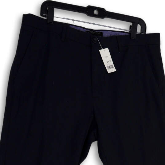 NWT Mens Blue Kentfield Slash Pocket Straight Leg Dress Pants Size 35x30 image number 3