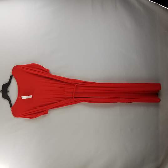 New York & Company Women Red Dress S image number 1