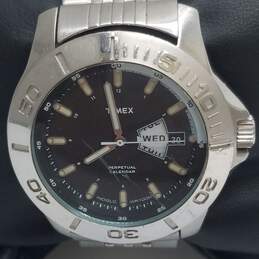 Timex Indigo WR100M 44mm Perpetual Calendar Stainless Steel Watch 120.0g alternative image