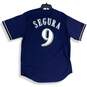 Genuine Merchandise Majestic Mens Navy Milwaukee Brewers #9 MLB Jersey Size L image number 2