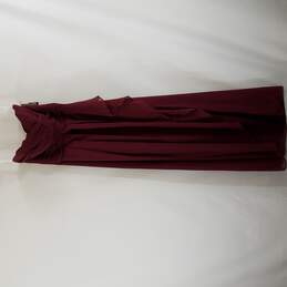 David Bridal Womens Red Wine Bridal Dress S4 NWT