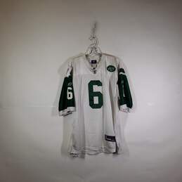 Mens New York Jets Mark Sanchez V-Neck Football-NFL Pullover Jersey Size 52