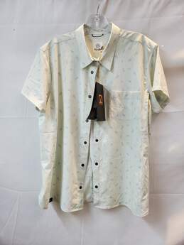 Flylow Phoenix Scrilla Short Sleeve Button Up Shirt Women's Size XL NWT