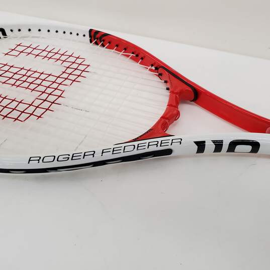 Wilson Roger Federer L3 4 3/8 Tennis Racquet w/ Cover image number 3