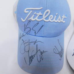 2 Autographed Golf Hats O'Meara alternative image