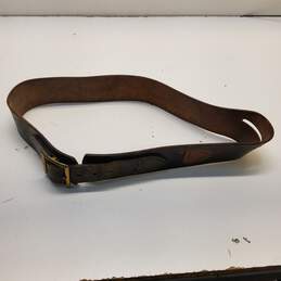 Hunter 152-MED Men's Brown Leather Gun Belt