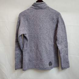 Patagonia Gray Full Zip Fleece Knit Jacket Size L alternative image