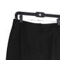 NWT Womens Black Pleated Back Slit Midi Straight & Pencil Skirt Size 8 image number 4