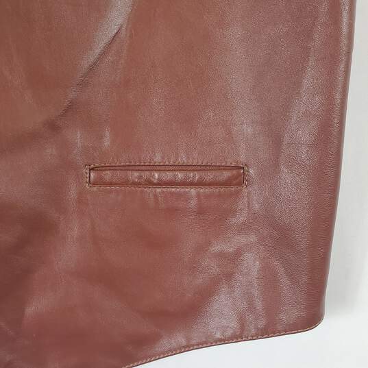 Phase 2 Men's Brown Leather Vest SZ XL image number 5