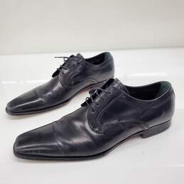 Dolce & Gabbana Men's Black Leather Oxford Dress Shoes Size 11 w/COA