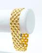 Elegant 14K Yellow Gold Chunky Fancy Link Chain Bracelet 15.0g image number 3