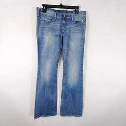 Diesel Women Light Blue Bootcut Jeans Sz 29
