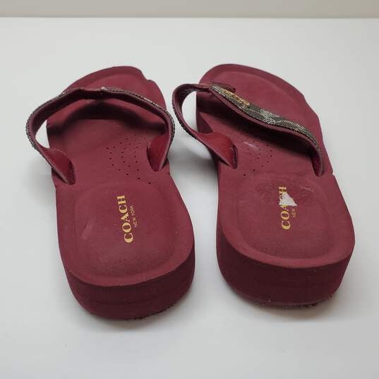 Coach Thong Casual Sandals for Women Sz 11B image number 4