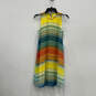 NWT Womens Multicolor Abstract Sleeveless Knee Length A-Line Dress Size 2 image number 1