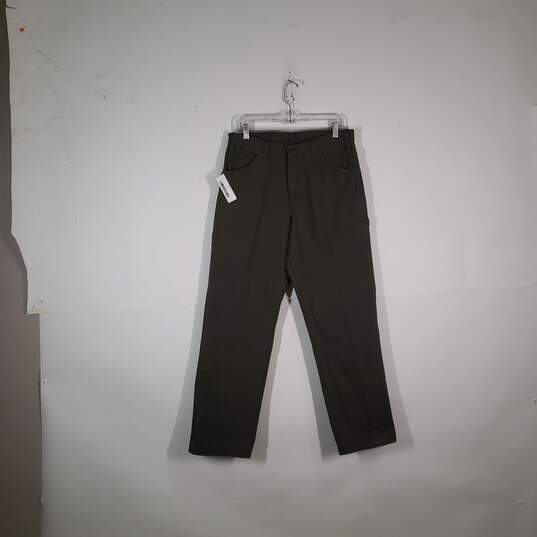 Mens Regular Fit 5 Pocket Design Straight Leg Jeans Size 33X32 image number 1