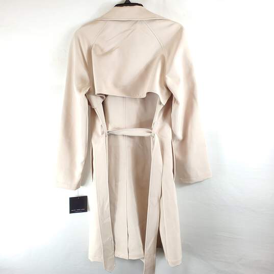Marc New York Women Beige Trench Coat M NWT image number 2