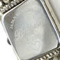 Designer Brighton Hamilton Silver-Tone Square Dial Bracelet Wristwatch image number 4