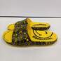 Crocs Smiley World Men's Black/Yellow Sandals Size 13 image number 4
