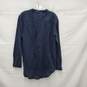 Armani Exchange MN's Cotton Blend Dark Blue Button Shirt Size XL image number 2