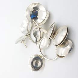 925 Sterling Silver Medallion Earrings alternative image
