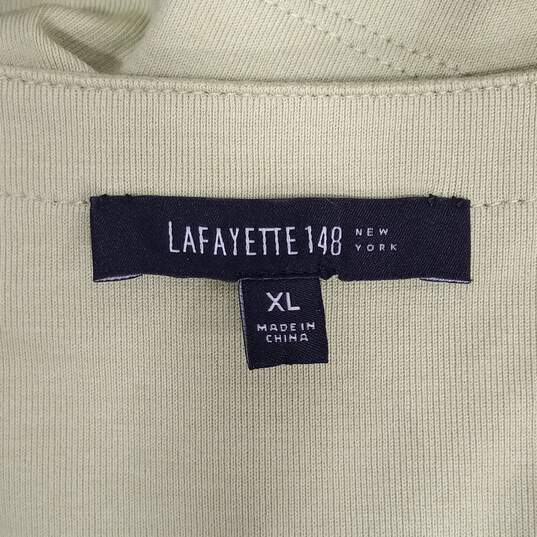 Lafayette 148 Green Pullover Sweater Top Women's Size XL image number 4