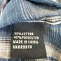 Eighty Eight Men Blue Plaid Button Up Shirt NWT sz XL image number 4