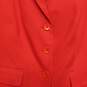 Talbots Women's Red Three Button Blazer Jacket Size 4 image number 4