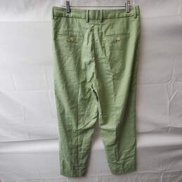 Scotch & Soda Pleated Lime Green Chino Pants Size 31w/32l alternative image