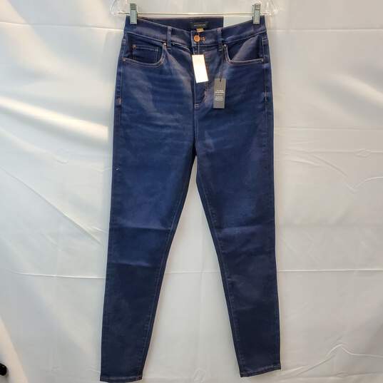 Ann Taylor The Skinny Highest Rise Blue Jeans NWT Size 8 image number 1