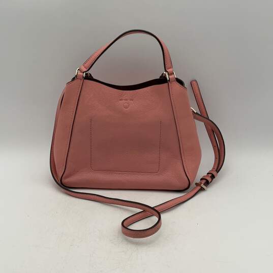 Kate Spade Womens Pink Adjustable Strap Triple Compartment Shoulder Bag Purse image number 2