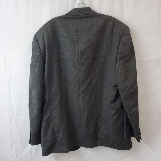 Nordstrom Hart Schaffner & Marx Gray Wool Blazer Jacket Size 44L image number 2