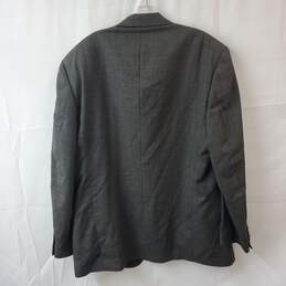 Nordstrom Hart Schaffner & Marx Gray Wool Blazer Jacket Size 44L alternative image