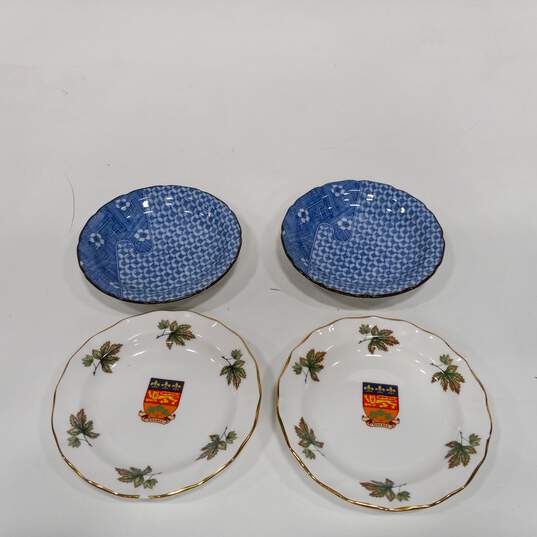 Duchess Bone and Takahasi China England Saucers Set of 4 image number 1