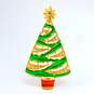 Christopher Radko Goldtone Christmas Tree Santa Snowman & Rudolph Brooches image number 3