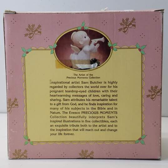 Precious Moments Joy To The World Porcelain Angel Tree Topper 1991 IOB image number 3