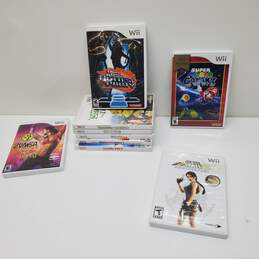 VTG. x9 Mixed Lot Untested P/R* Wii Games Sports Music & Adventure Lara Croft Anniv. ++
