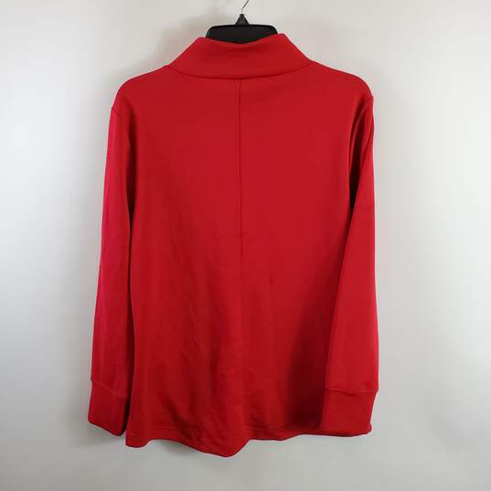 Cable & Gauge Studio Women Red Sweater M image number 2