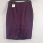 Bebe Women Purple Satin Skirt Sz8 NWT image number 2