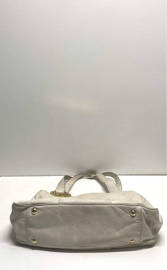 Michael Kors Fulton Beige Pebbled Leather Hobo Tote Bag image number 3
