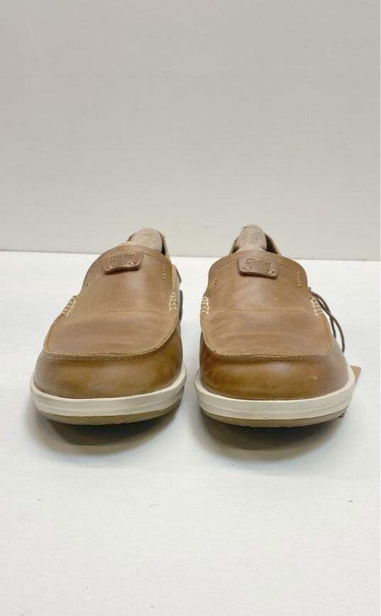 Olukai Kakaha Brown Slip-On Shoes Size Men 11 image number 3