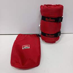 Vintage Marlboro Unlimited Red Camping Sleeping Bag