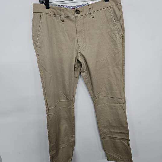 Guess Los Angeles Lucky Beige Dress Pants image number 1