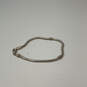 Designer Pandora S925 ALE Sterling Silver Classic Snake Chain Bracelet image number 2