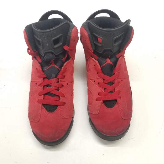 Nike Air Jordan 6 Retro Toro Bravo Sneakers 384665-600 Size 5.5Y/7W image number 5