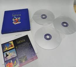 VTG Walt Disney's Masterpiece Fantasia Deluxe Edition Laserdisc Set of 3 Discs