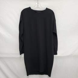 Sugarbird WM's Black Long Sleeve Cotton Blend Dress Shirt Size ONE SIZE