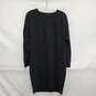 Sugarbird WM's Black Long Sleeve Cotton Blend Dress Shirt Size ONE SIZE image number 1